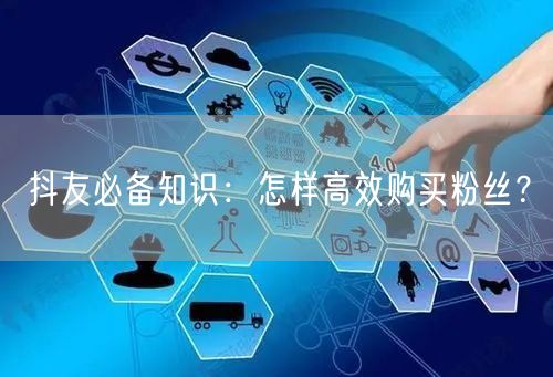 抖友必备知识：怎样高效购买粉丝？
